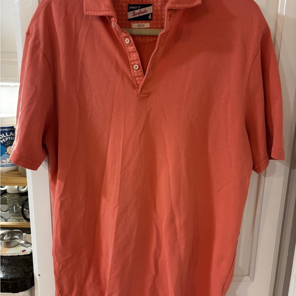 johnnie-O Vibrant Coral Polo Shirt